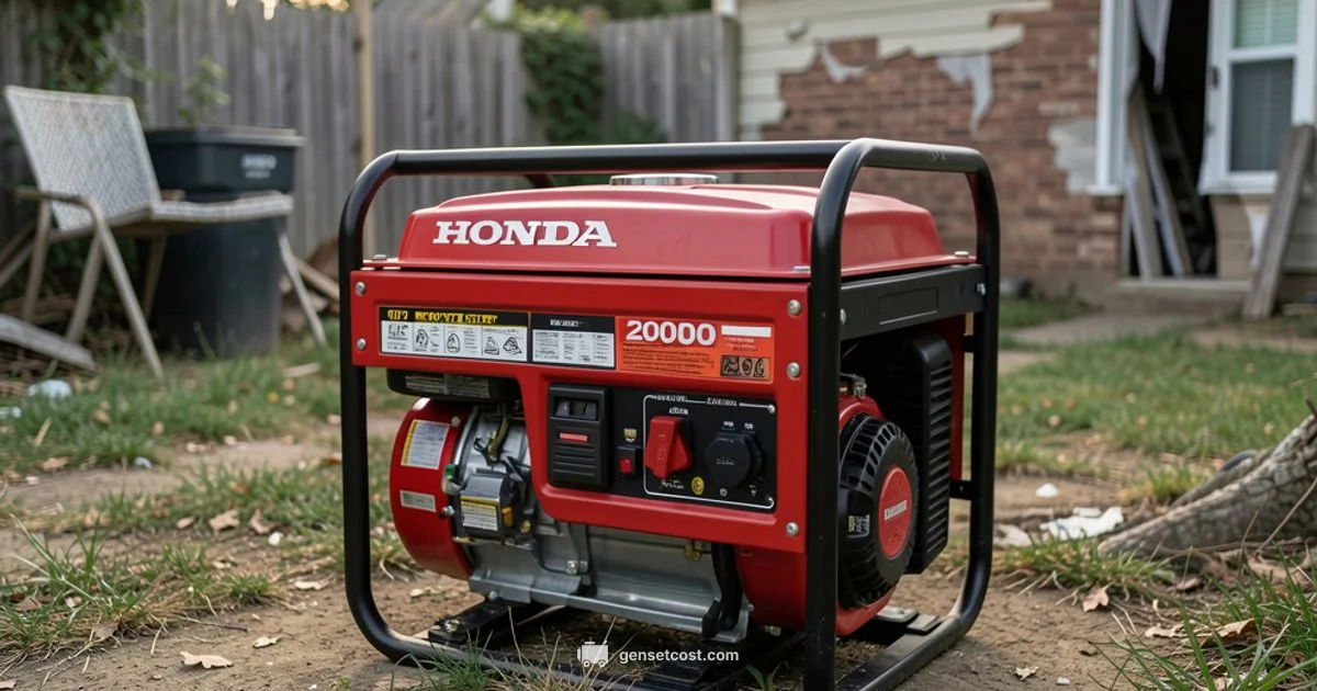 2000W Honda Generator - Genset Cost