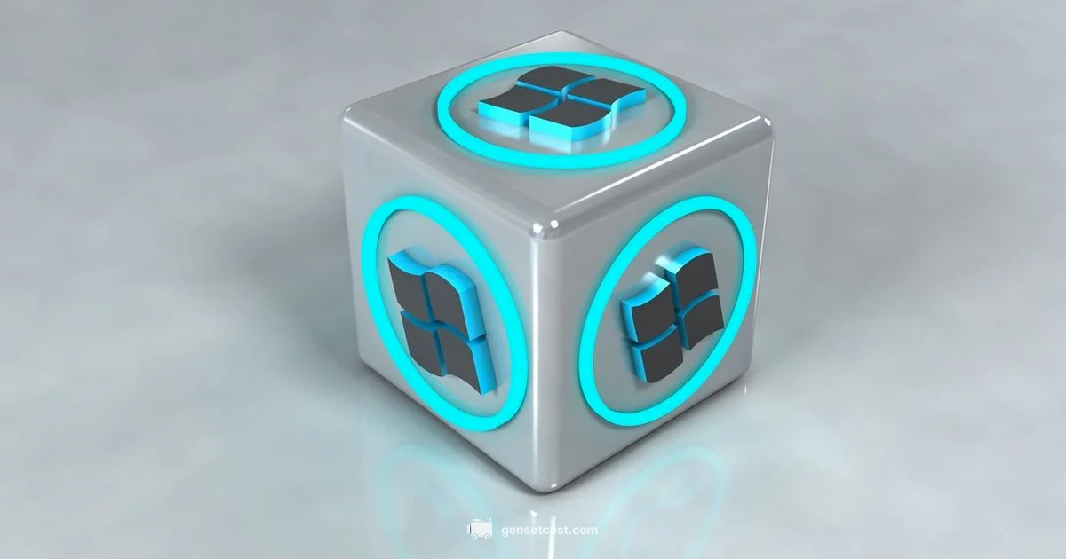 AI Logo Concepts - Genset Cost