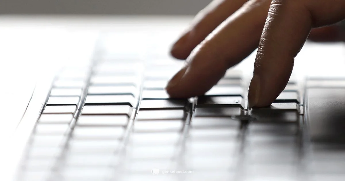 Bold Text Quick Guide - Genset Cost