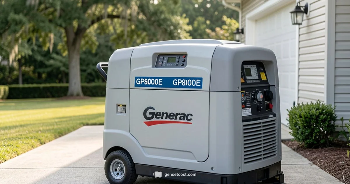 GP8000E Review - Genset Cost
