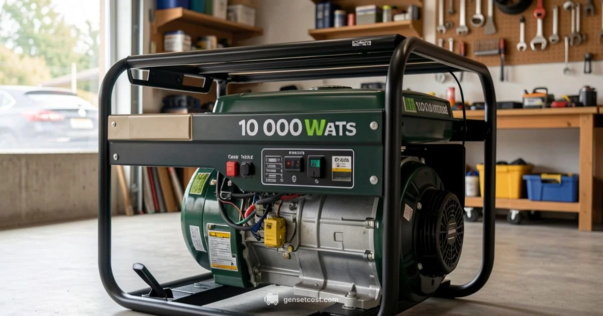 Ten Kilowatt Backup - Genset Cost