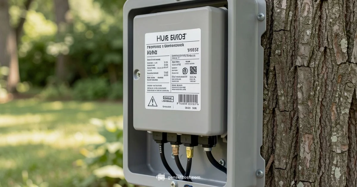 Manual Transfer Switch - Genset Cost