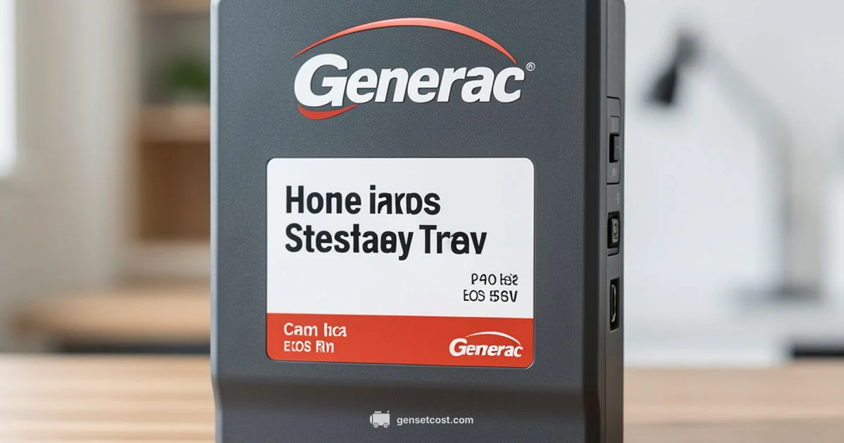 Generac Cost Guide - Genset Cost