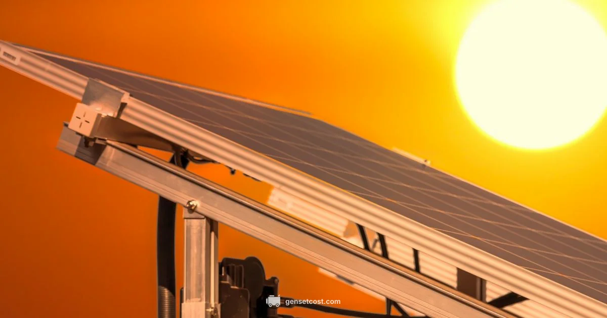 Solar Generator Basics - Genset Cost