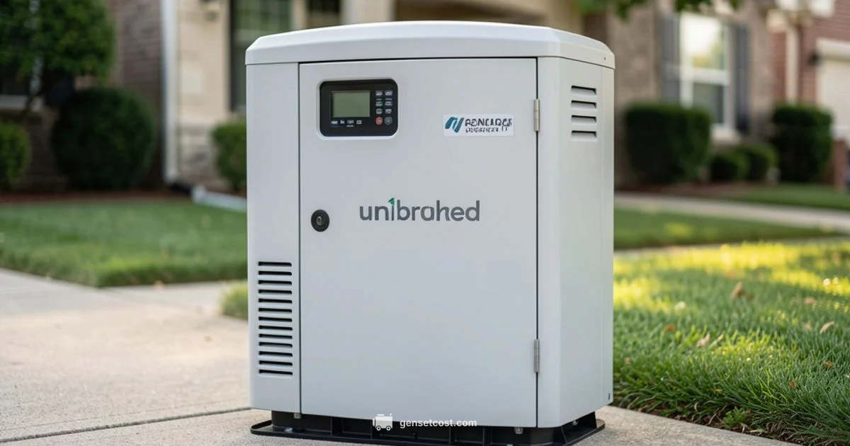 Affordable Backup Power - Genset Cost