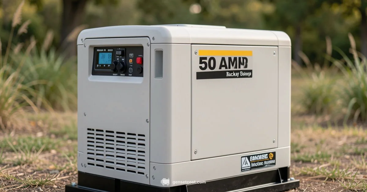 50 Amp Generator - Genset Cost