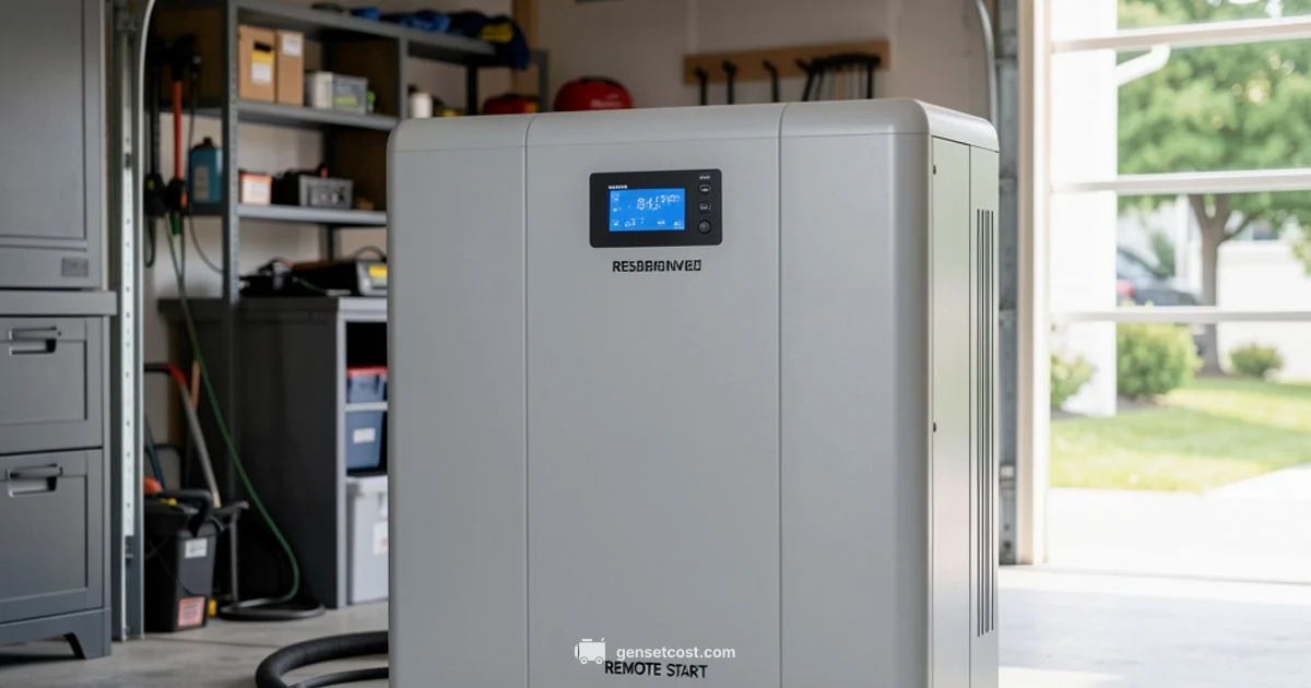 Remote Start Power - Genset Cost