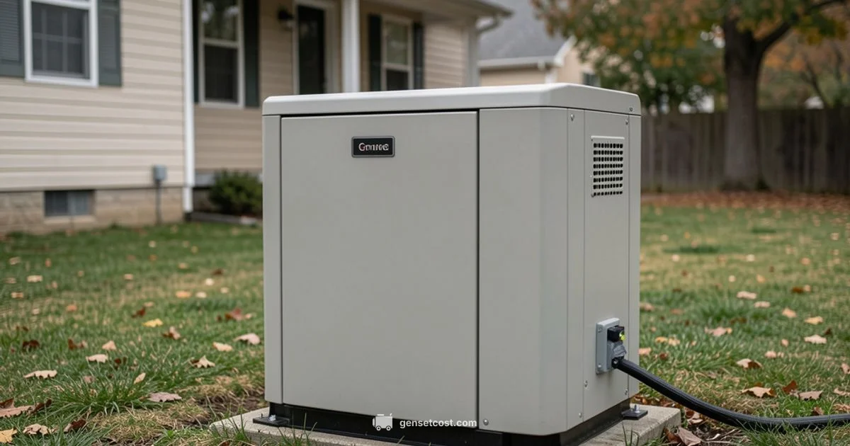 Backup Power Ready - Genset Cost
