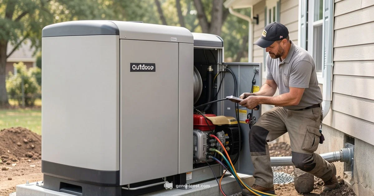 Home Generator Hookup - Genset Cost