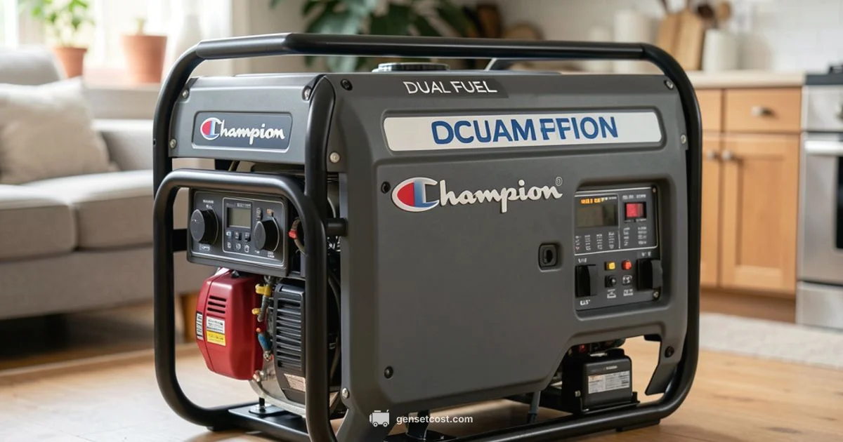 Dual Fuel Champion - Genset Cost