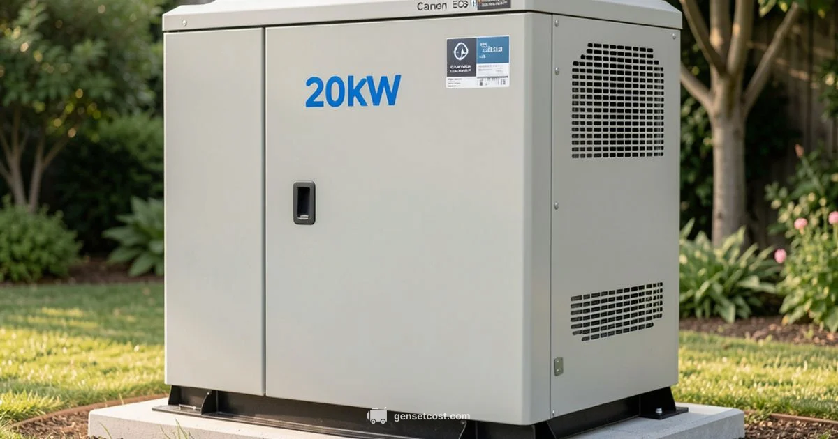 20kW Home Backup - Genset Cost