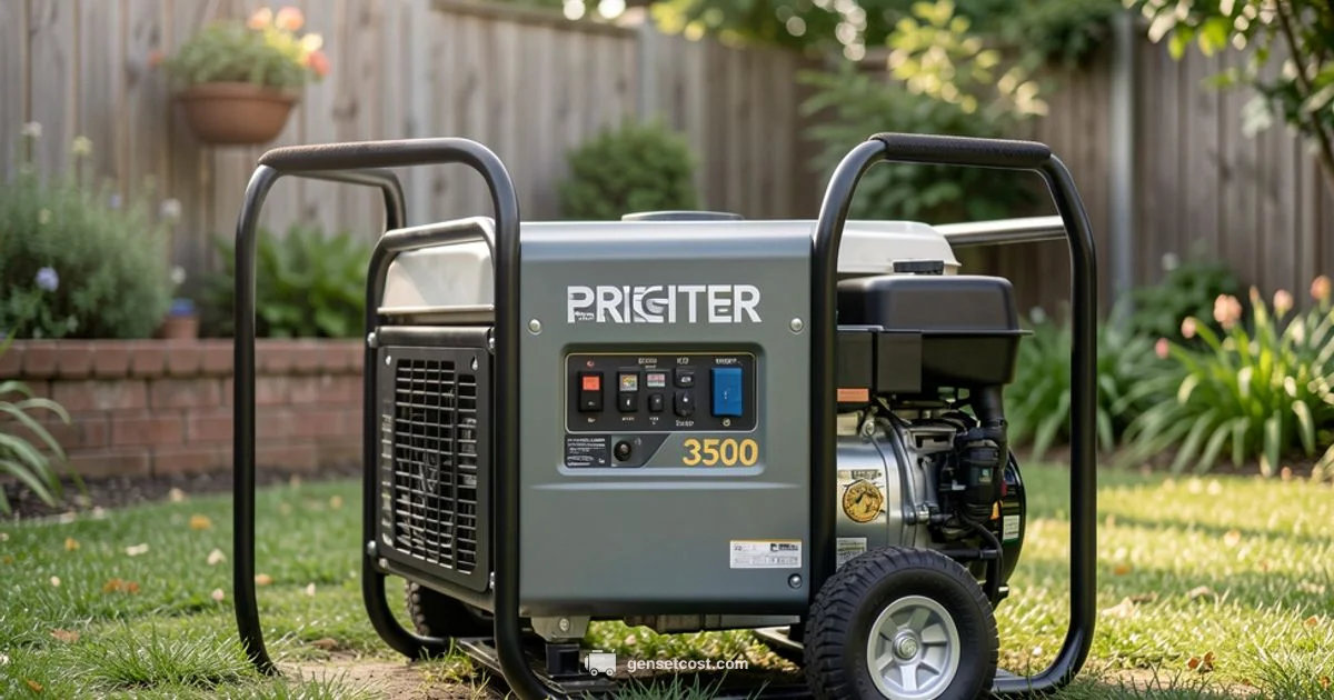Predator 3500 Generator - Genset Cost