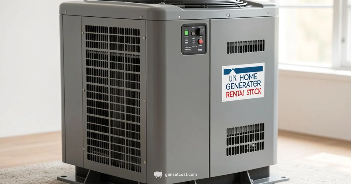 Rental Genset Guide - Genset Cost