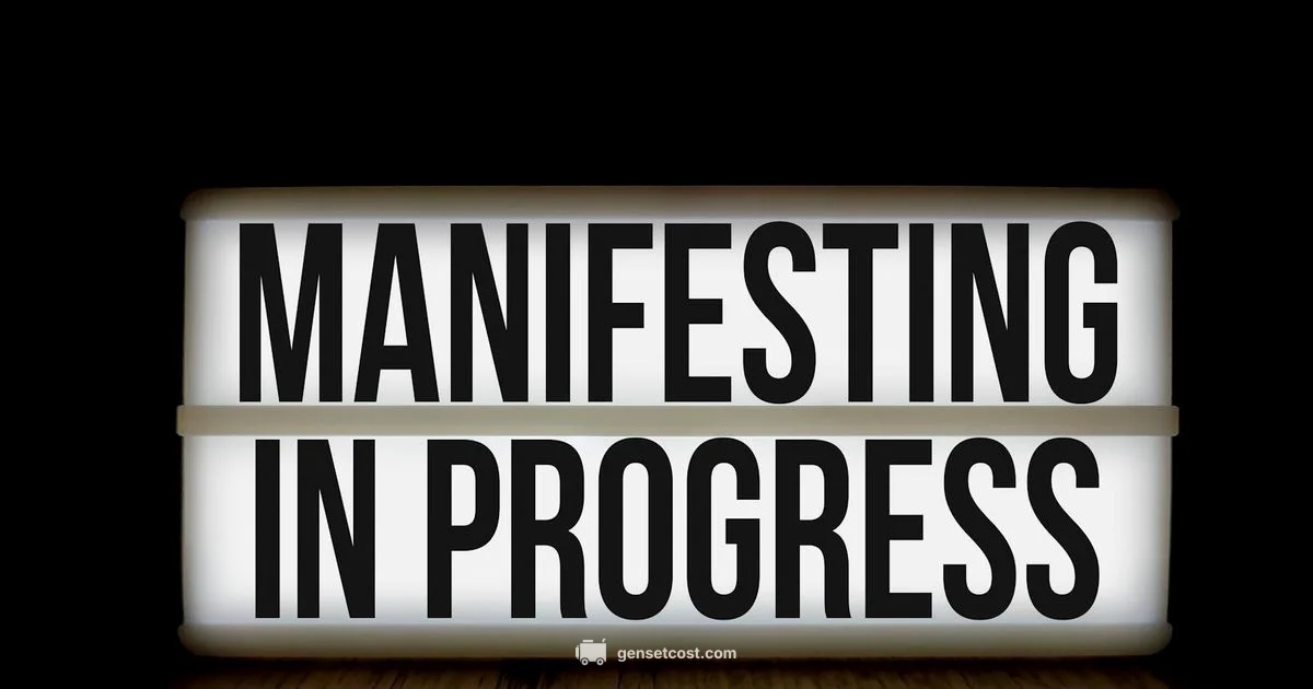 Type in Action - Genset Cost