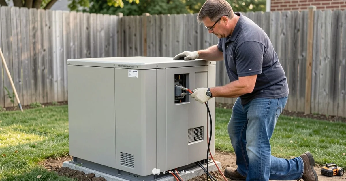 Backup Generator Setup - Genset Cost