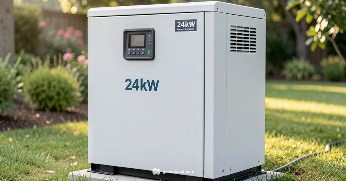 24kW Home Gen - Genset Cost