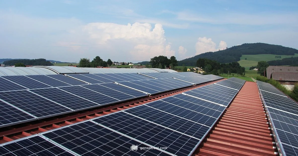 Best Solar Generators - Genset Cost