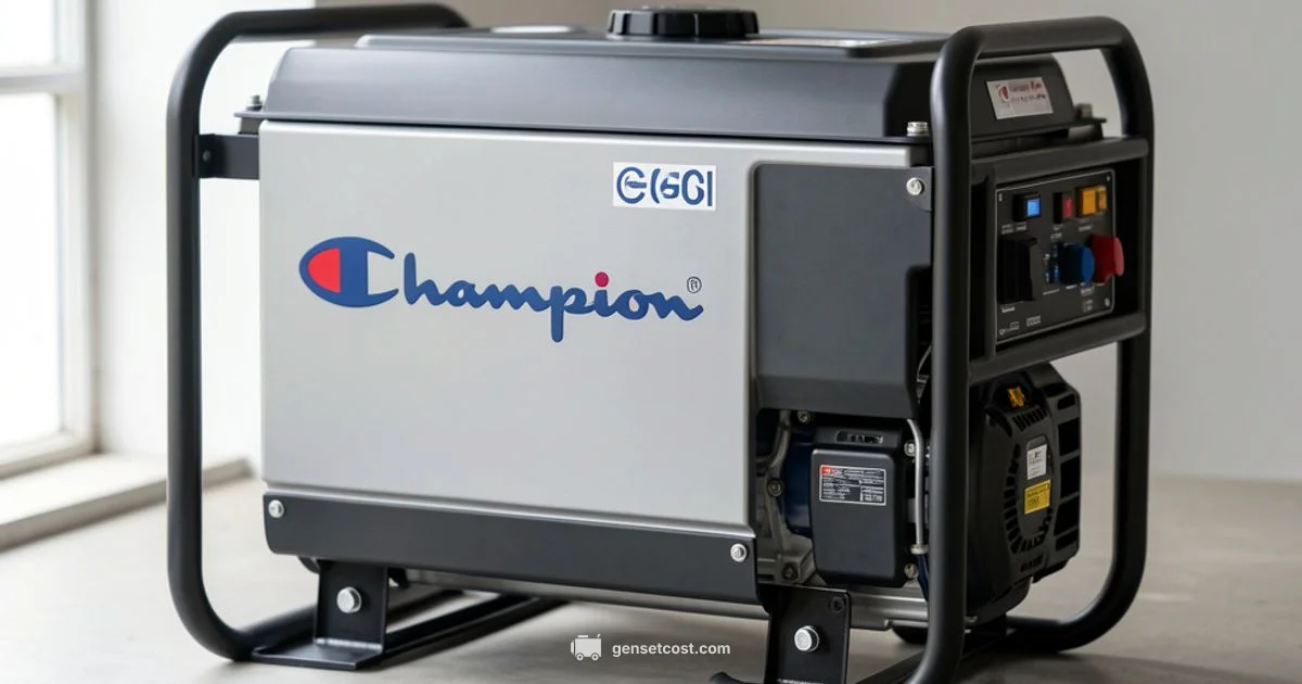 Champion Generators - Genset Cost