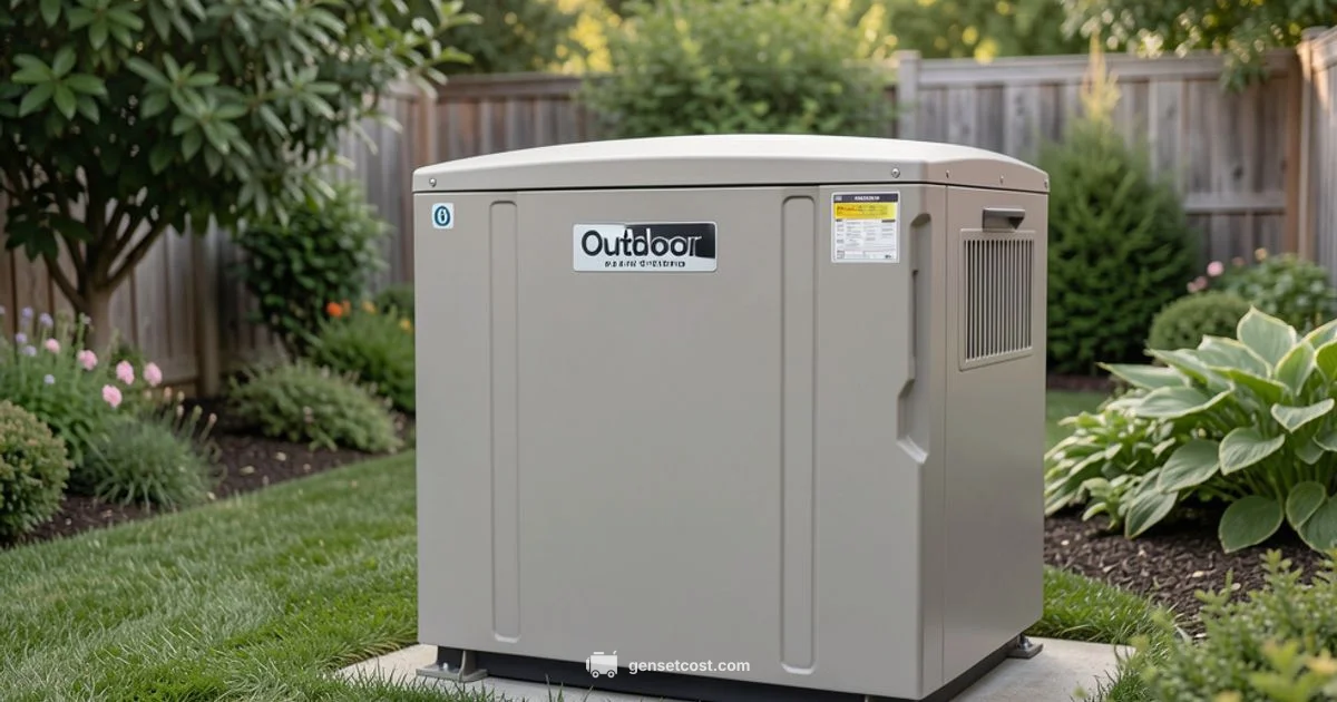 Safe Generator Setup - Genset Cost