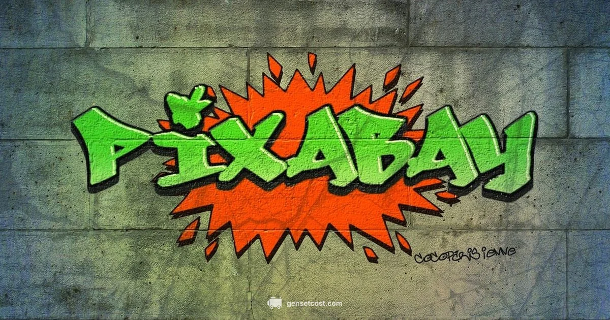 Font Generator Logo - Genset Cost