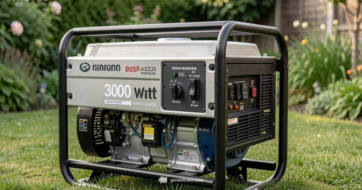 Three Kilowatts Ready - Genset Cost