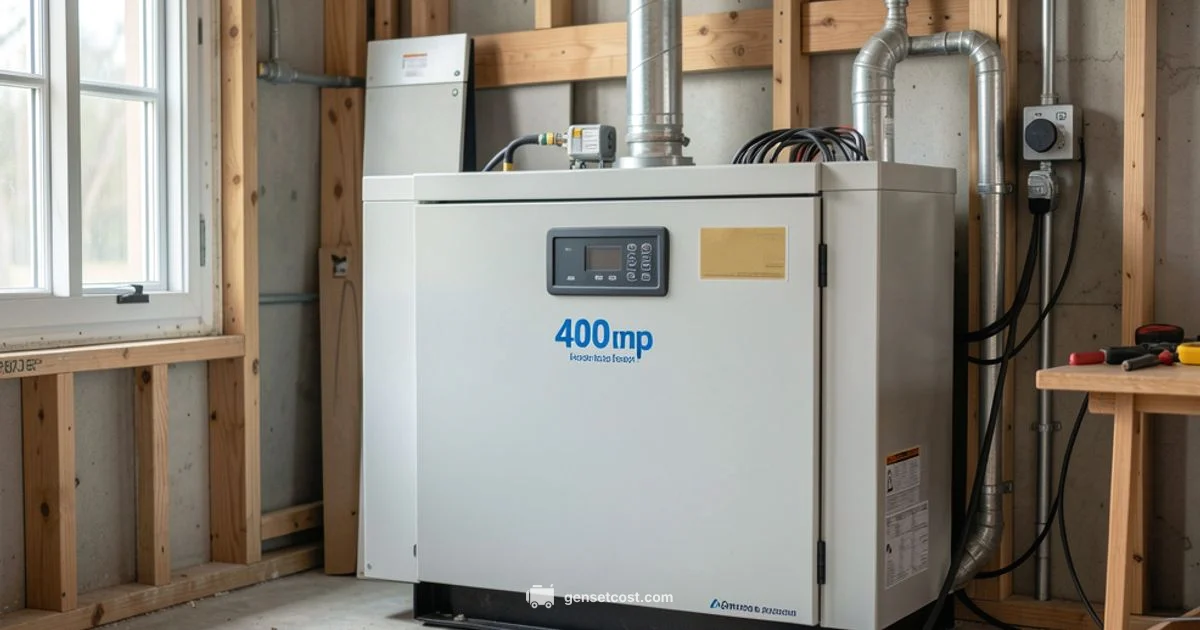 400A Generator Setup - Genset Cost