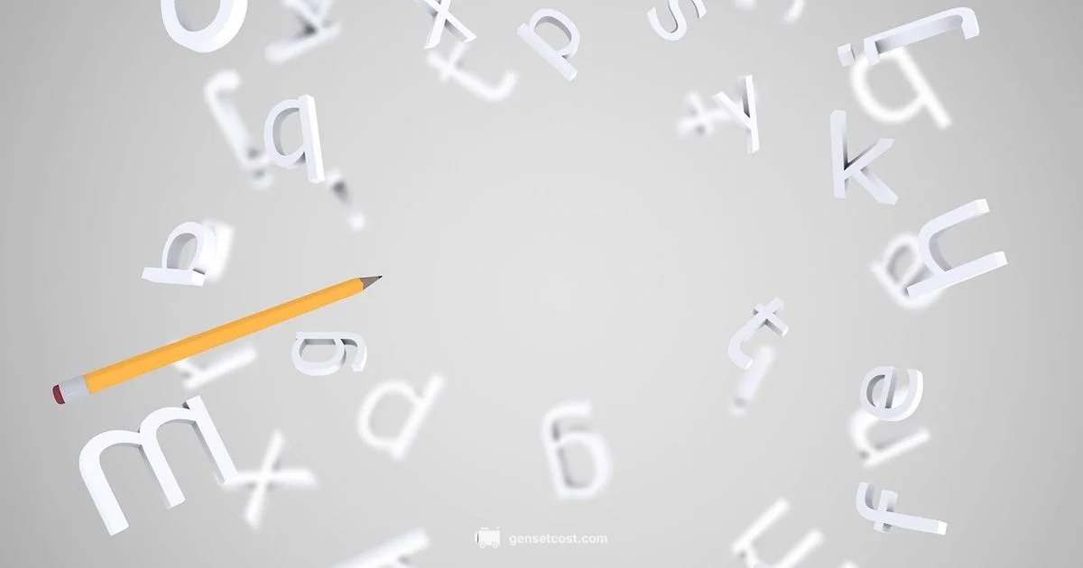 AI Letter Generator - Genset Cost