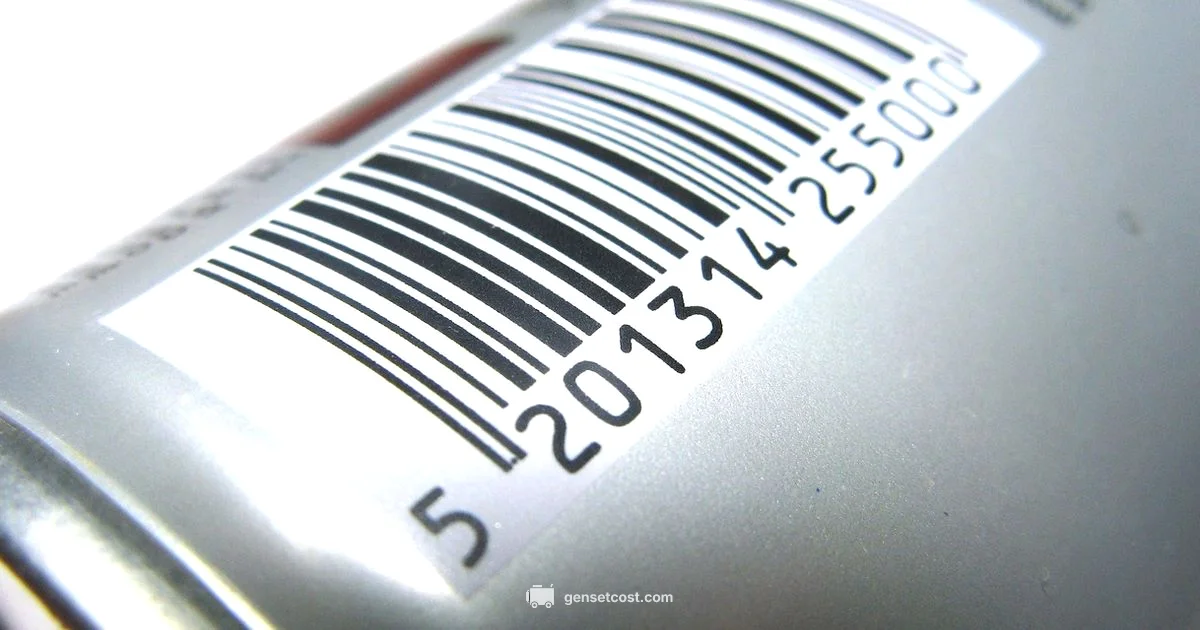 Barcode Generator 101 - Genset Cost