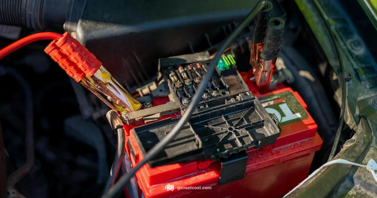 Backup Battery System - Genset Cost