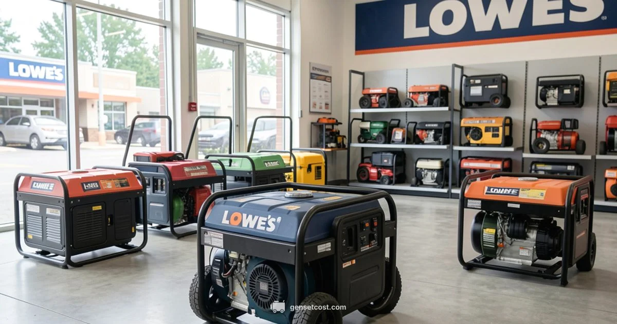 Lowe's Generators Guide - Genset Cost