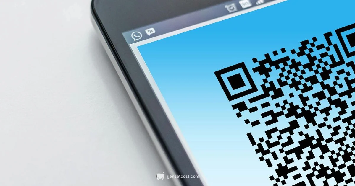 QR Code Generator - Genset Cost
