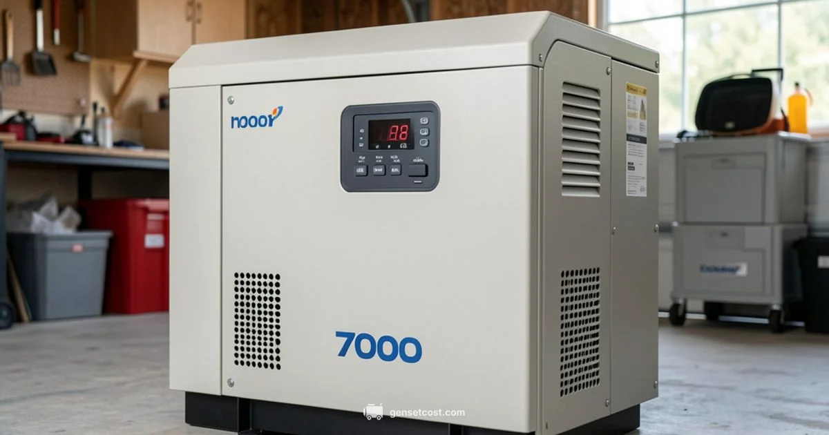7000W Backup Gen - Genset Cost