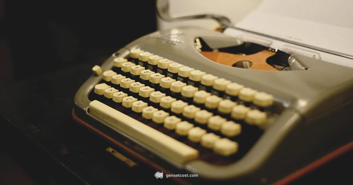 Text Generator Essentials - Genset Cost