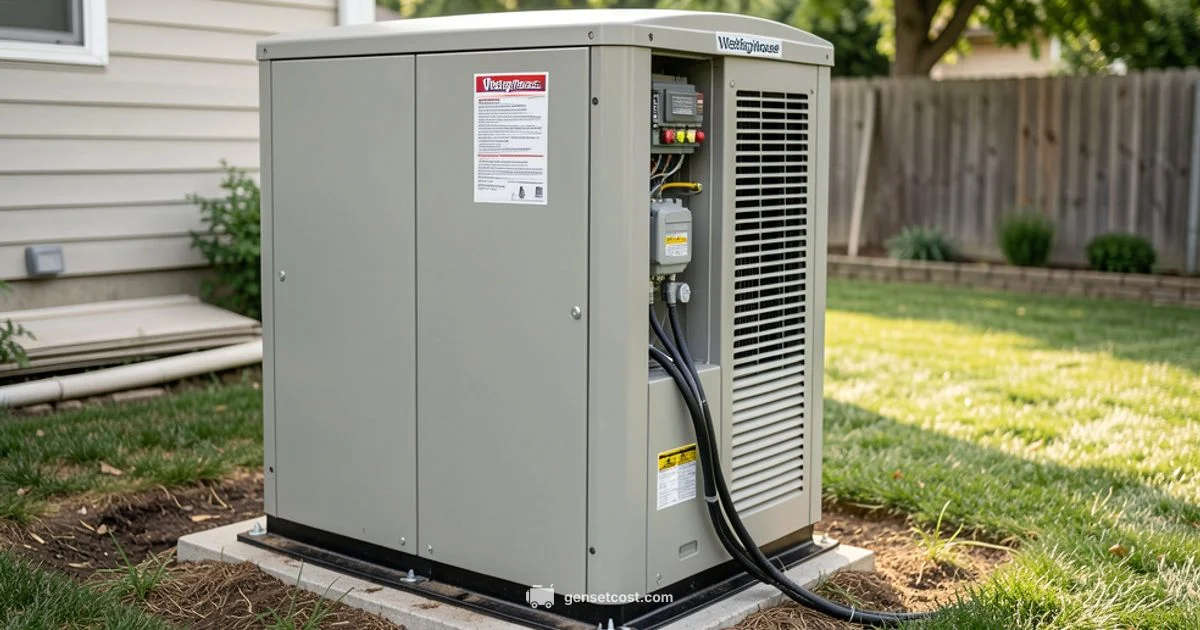 Westinghouse Generator Guide - Genset Cost