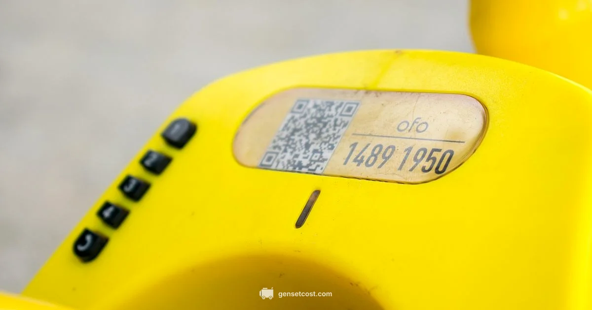 Dynamic QR Generator - Genset Cost