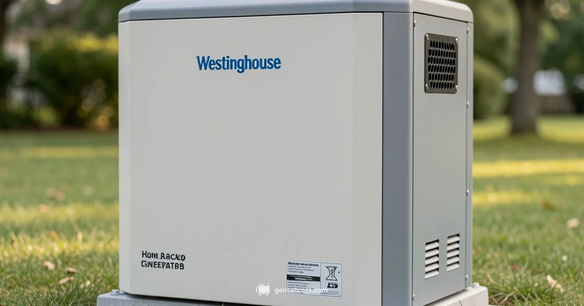 Westinghouse Generator Guide - Genset Cost