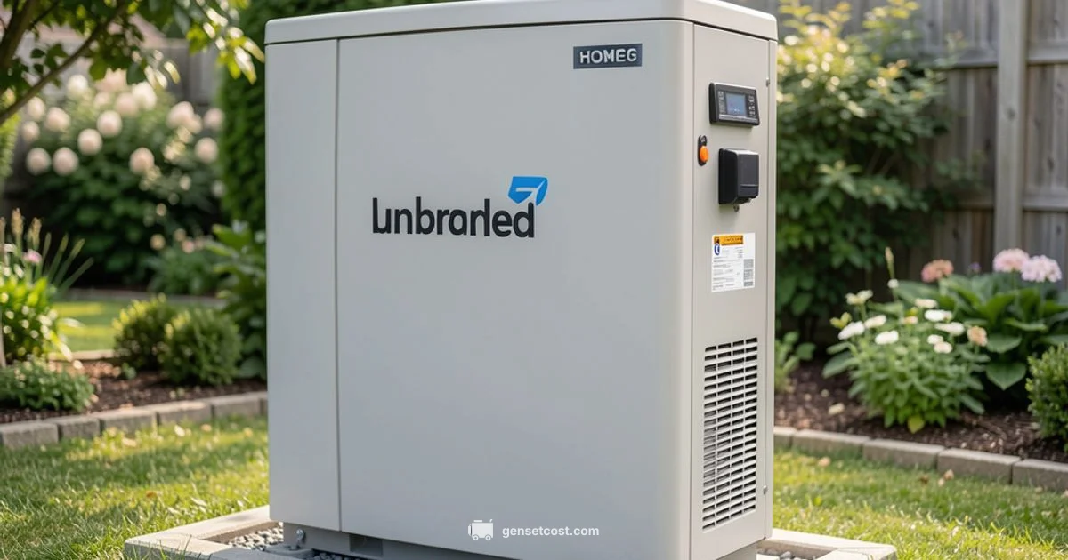 Backup Power Plan - Genset Cost