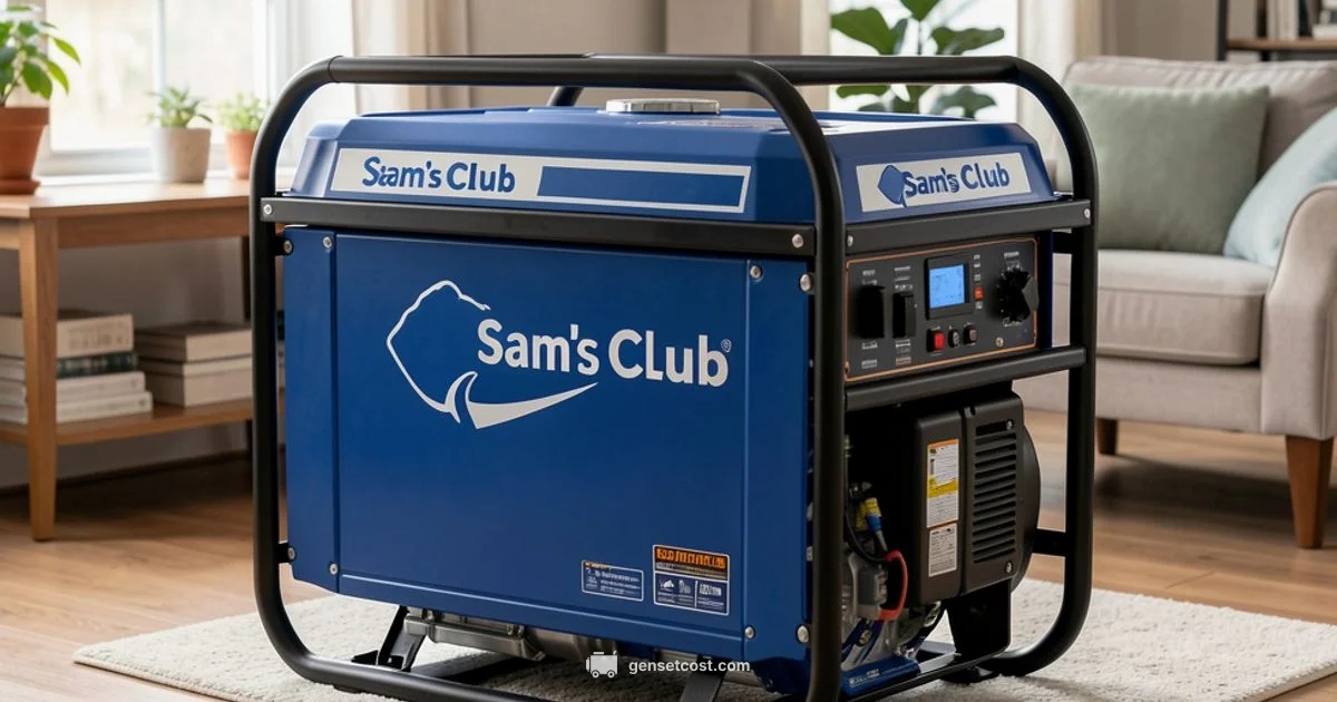 Sams Club Generator - Genset Cost