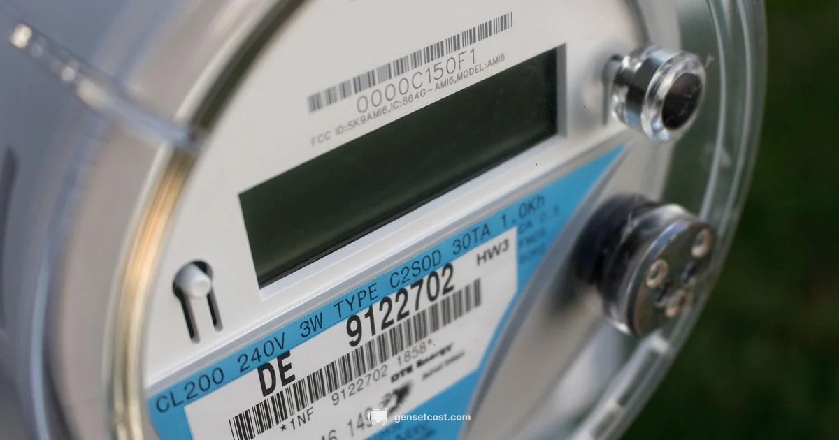 Power Backup Ready - Genset Cost
