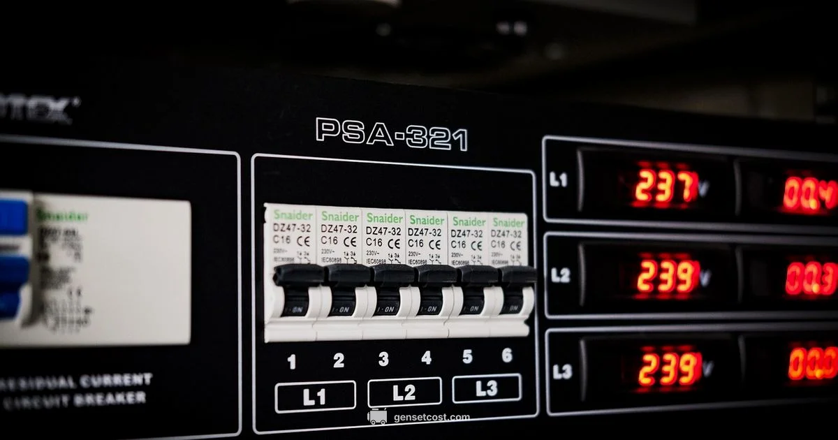 Backup Power - Genset Cost