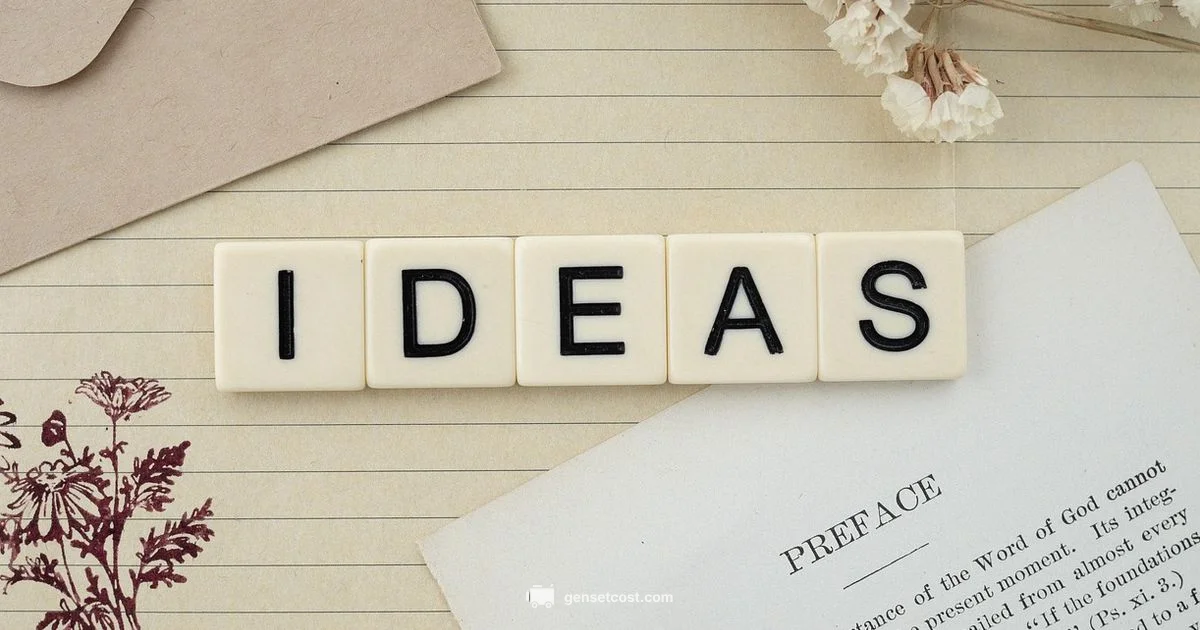 Name Ideas Fast - Genset Cost