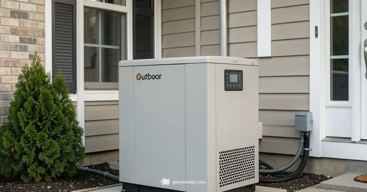 Home Backup Power - Genset Cost