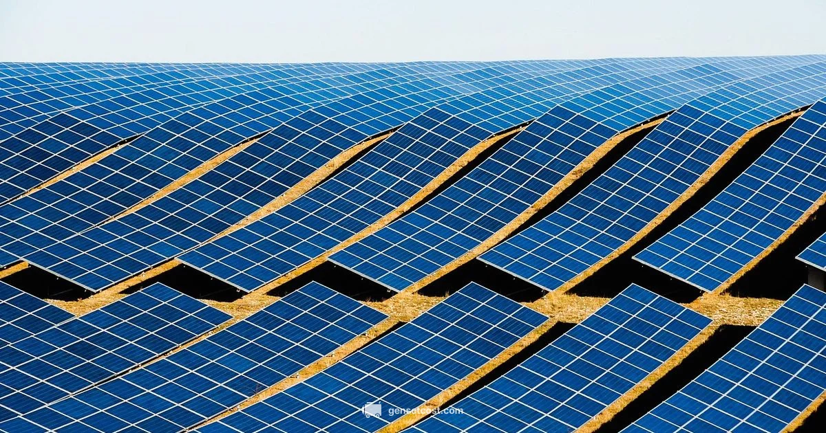 Electricity From Generator - Genset Cost