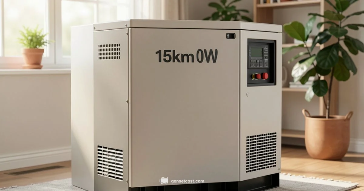 Home Backup Power - Genset Cost