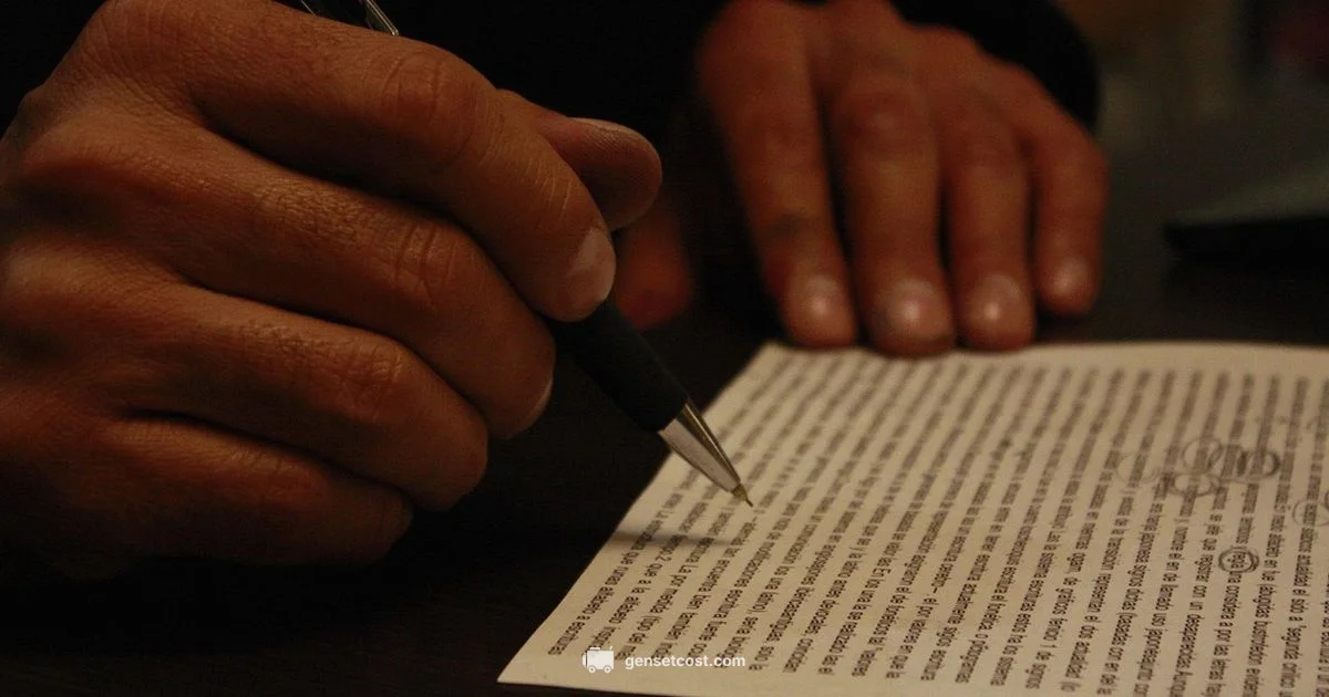 AI Lyrics Studio - Genset Cost