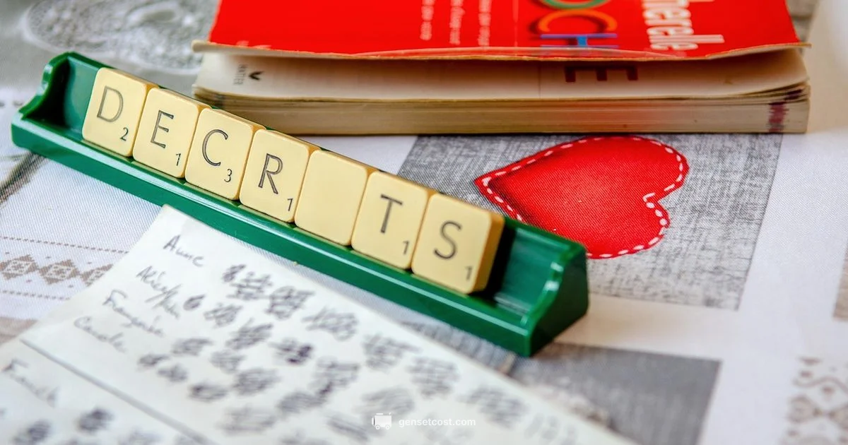 Find Words Generator - Genset Cost