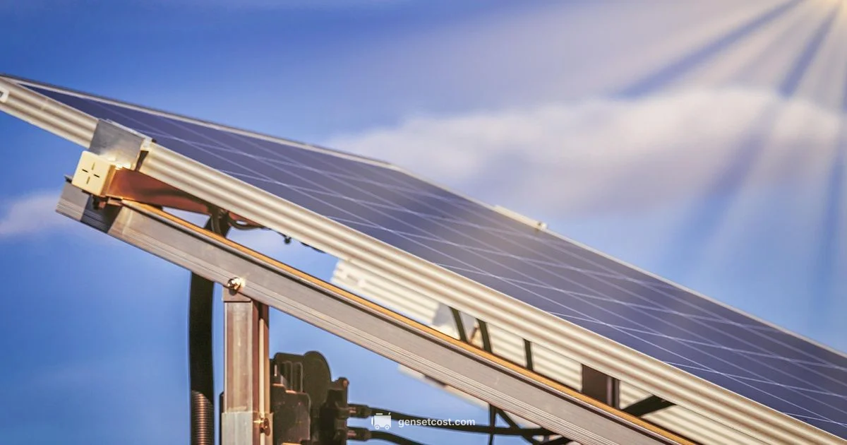 Gasless Backup Power - Genset Cost