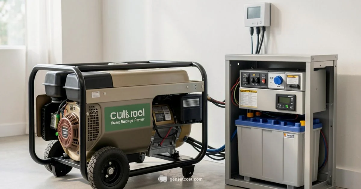 Generator vs Portable Power Station - Genset Cost