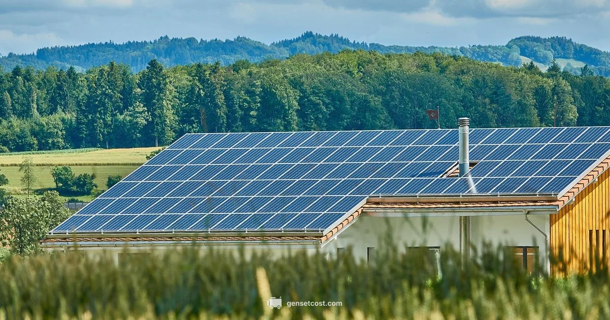 4 Patriots Solar Generator - Genset Cost