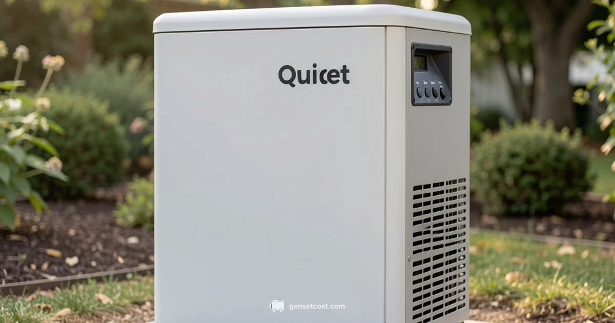 Quiet Power Ready - Genset Cost